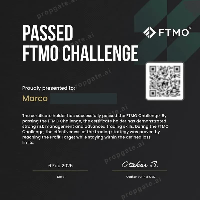 Challenge certificate