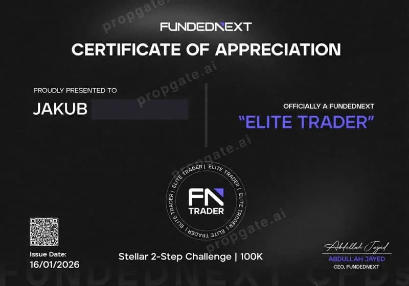 Challenge certificate
