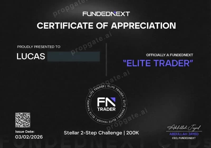 Challenge certificate