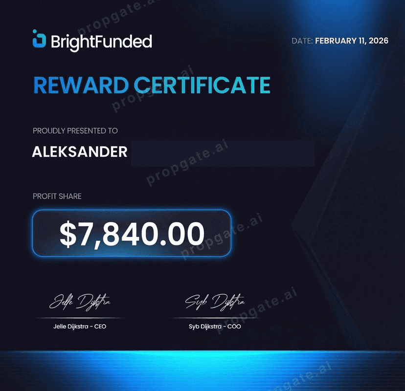 $7,840.00 payout